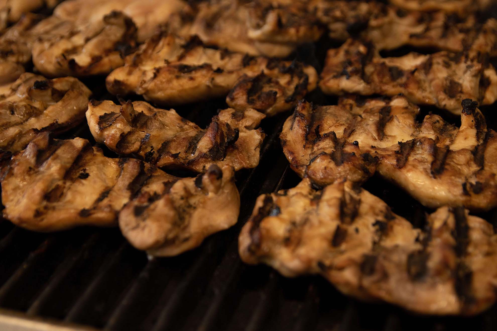 Chicken on grill