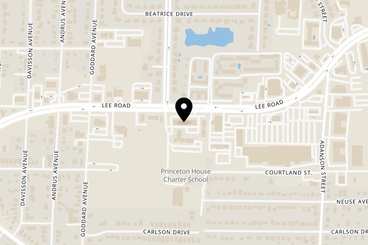 Map showing the location of OverRice "Filipino & Hawaiian Kitchen" on 1084 Lee Rd #2 in Orlando